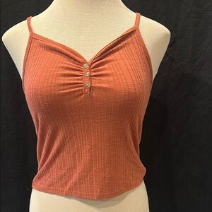 EYE CANDY ORANGE TOP - XL